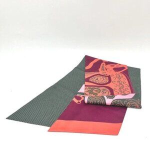 HERMES FESTIVAK DES AMAZON Maxi Twilly Bandeau Scarf silk Multicolore